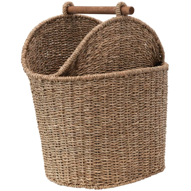 HandWoven Magazine Basket Chic & Shabby