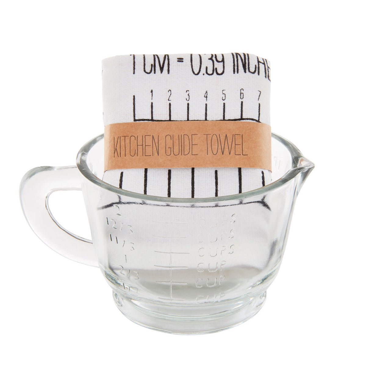 Measuring Cup & Towel Set Chic & Shabby