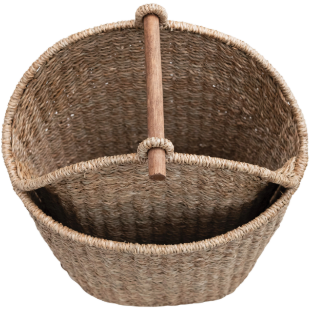 HandWoven Magazine Basket Chic & Shabby